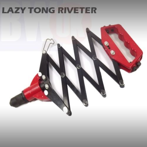 LAZY TONG FOLDING EXTENDING EASY RIVETER POP RIVET GUN