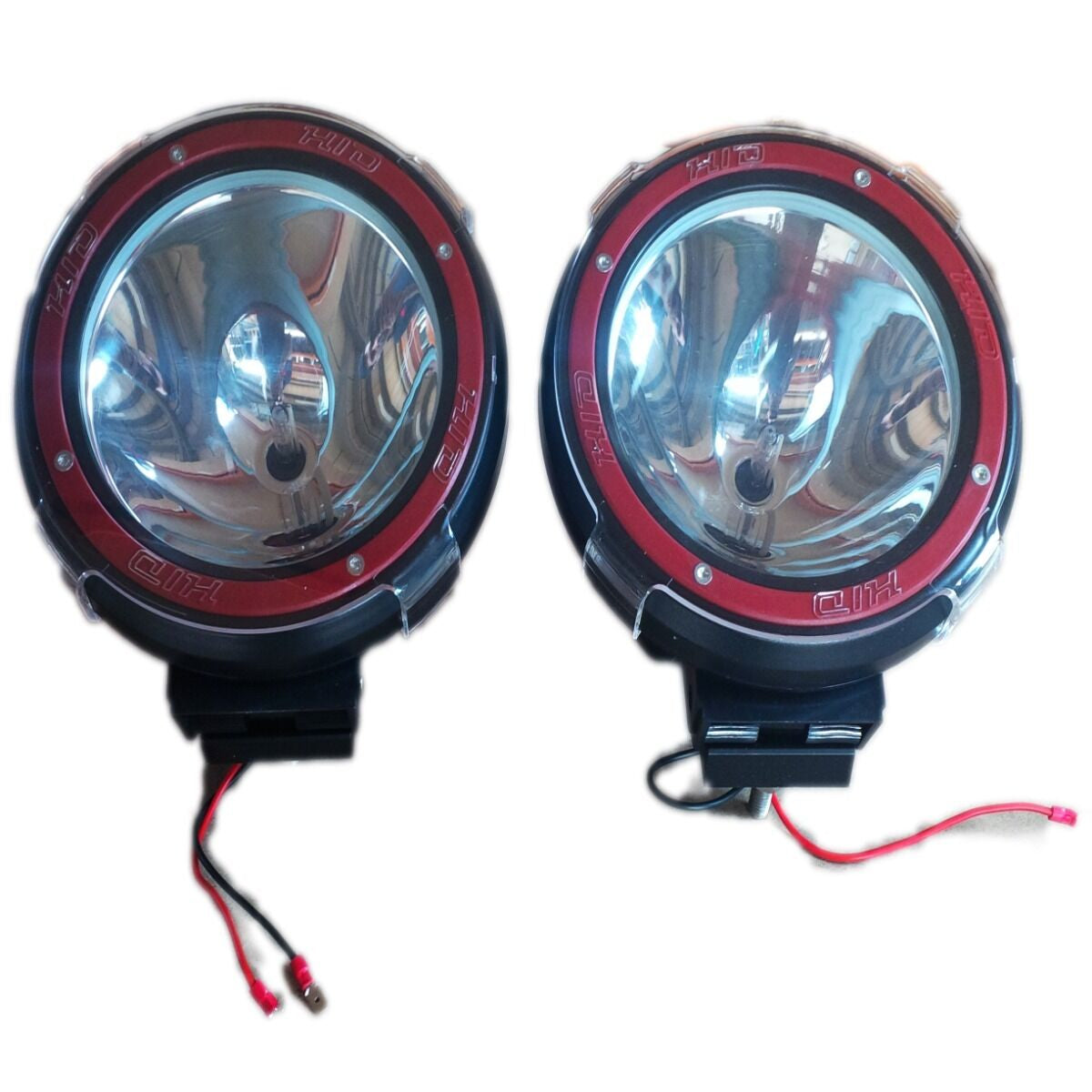 2 x 7" HID Black Xenon Driving Light Off Road Spot light Car SUV Jeep ATV 4x4
