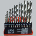 HSS DRILL BITS SET 13 PC HIGH SPEED TITANIUM COATED STEEL HEX SHANK 1.5 - 6.5MM