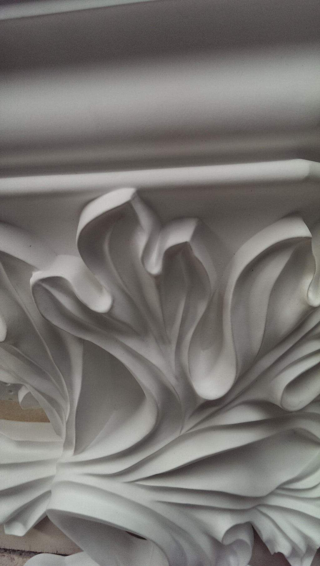 Large Victorian White Hanging Display Holder wall carved display new shelf  Ornate Chic Tray Home Decor CR2