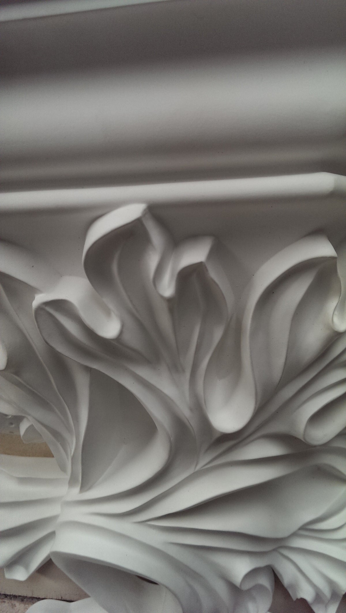 Large Victorian White Hanging Display Holder wall carved display new shelf  Ornate Chic Tray Home Decor CR2