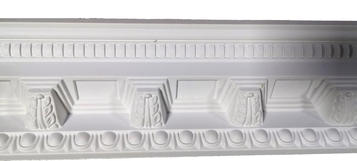 2.4 METER COVING COVINGS PRINCE CORNICE CEILING VICTORIAN DESIGN DECOR PLASTER ORNATE 