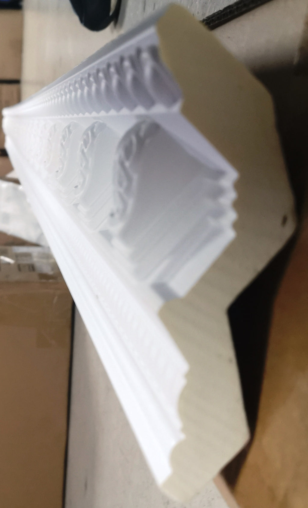 2.4 METER COVING COVINGS PRINCE CORNICE CEILING VICTORIAN DESIGN DECOR PLASTER ORNATE 