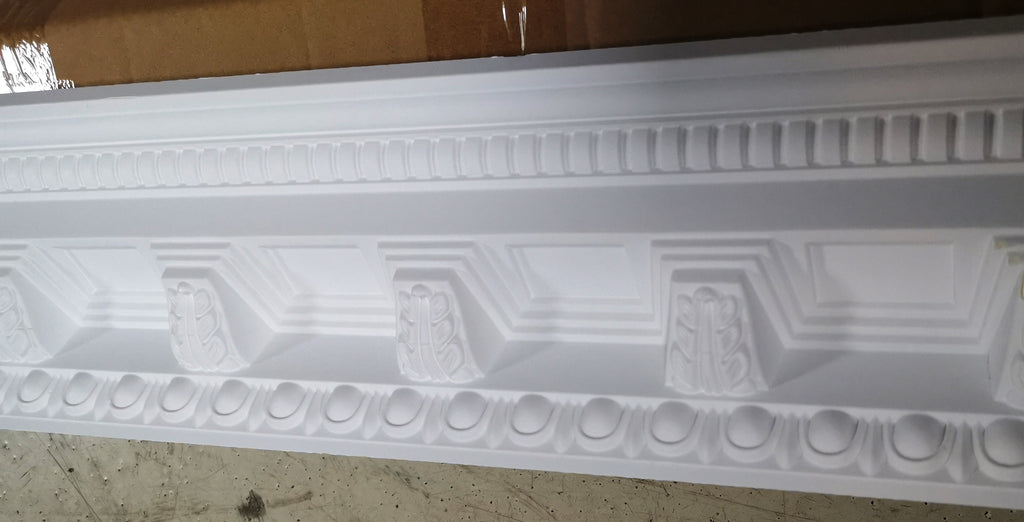 2.4 METER COVING COVINGS PRINCE CORNICE CEILING VICTORIAN DESIGN DECOR PLASTER ORNATE 