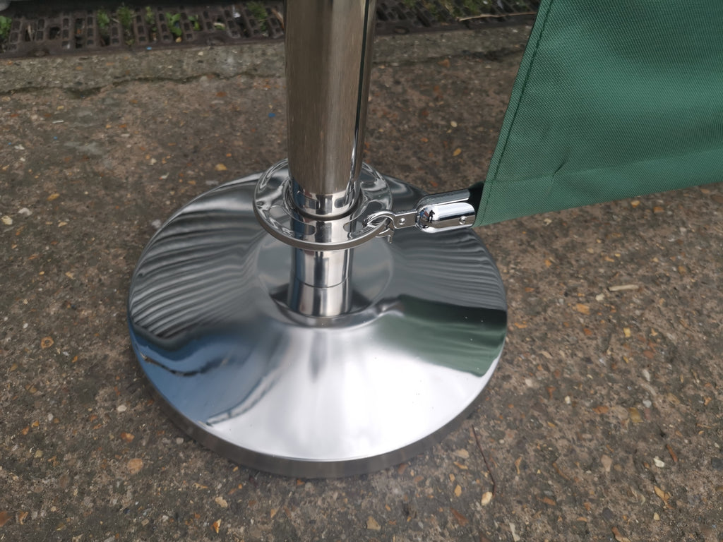 Cafe banner divider stand sign poles stanchion posts green barriers pvc oxford Posts