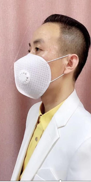 Face Mask KN95 Respirator WITH VALVE Protection Filter for Health, Hayfever Pollution Pollen Smoke and Personal Safety -  Reusable High Quality   Qty x 10 pieces