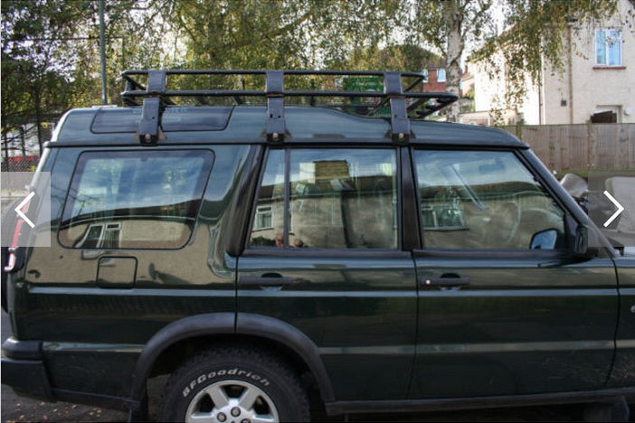 Steel Heavy Duty Large Roof Rack Platform Luggage Carrier Tray 4x4 SUV Minibus Caravan Discovery van fits Toyota Discovery Landrover Fiat Ducati Master 1.8m