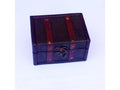 2 x MINI DECORATIVE Boxes JEWELLERY Chest Decoupage Art Craft Storage Box LS17