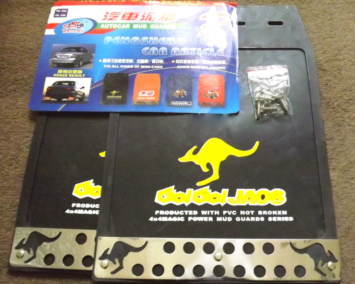 BRAND NEW AUTO MUDGUARDS MUDFLAPS ALL CARS VANS LORRIES TRUCKS 4X4 9"X13" MF-OS
