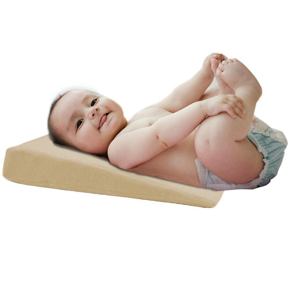 Baby Wedge Anti REFLUX Raised COLIC PILLOW Cushion For Pram Crib Cot Bed OL13