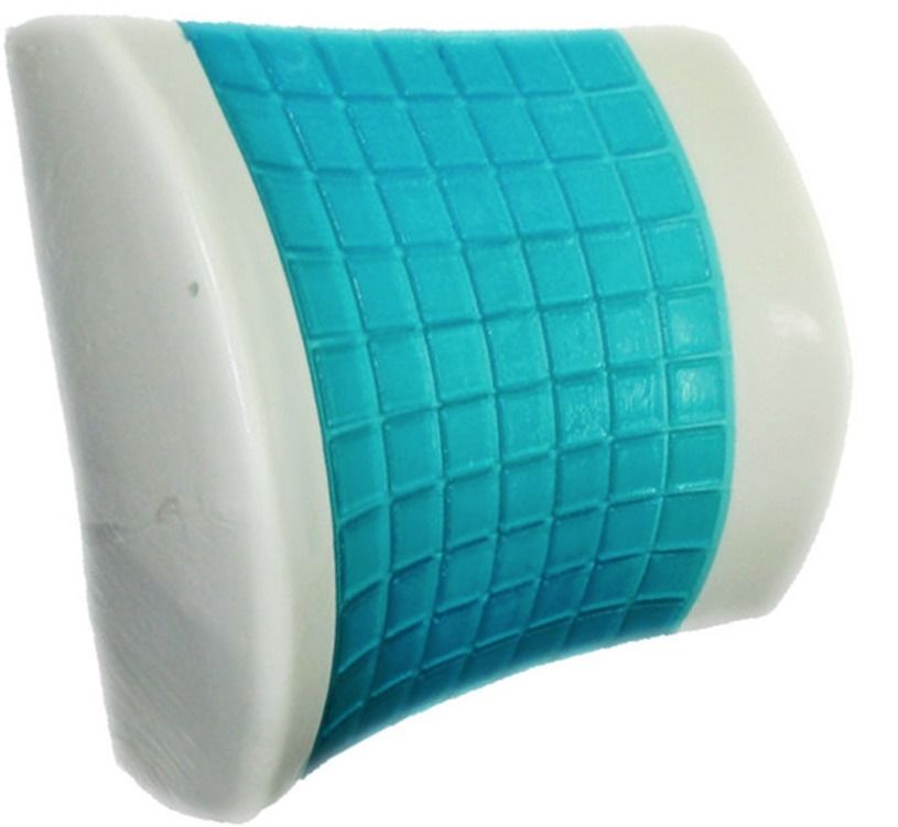 ORTHOLOGICS LUMBAR SUPPORT PILLOW BACK REST CUSHION MEMORY FOAM SUPPORT TRAVEL OL2