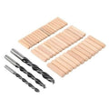 BRAND NEW DOWEL & BIT SET 47PCE 6 8 10 MM POWER TOOL ACCESSORIES DIY P132