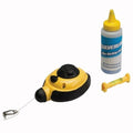 BRAND NEW FAST REWIND CHALK LINE SET 3PCE MARKING BUILDING DIY BLUE POWDER P137