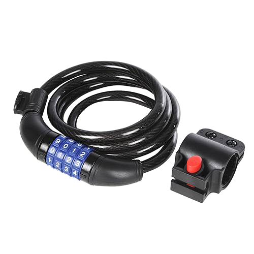 BRAND NEW COMBI BIKE LOCK 4-DIGIT COMBINATION 10 x 1200 MM BICYCLE CYCLE P212