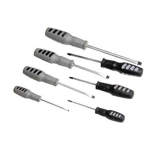 BRAND NEW SOFT-GRIP MAGNETIC TIP SCREWDRIVER SET 7PCE SLOTTED POZIDRIV P269