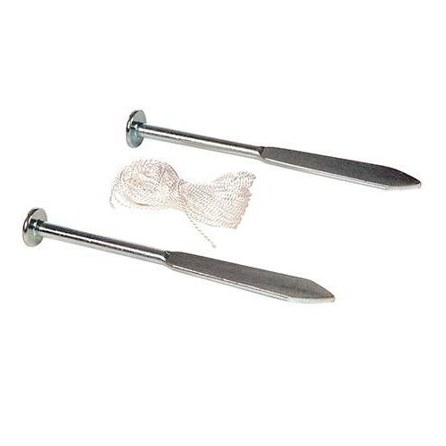 BRAND NEW HEAVY DUTY LINE PINS 2PK 160 MM INCLUDES 10 M CORD BUILDING TOOLS P271