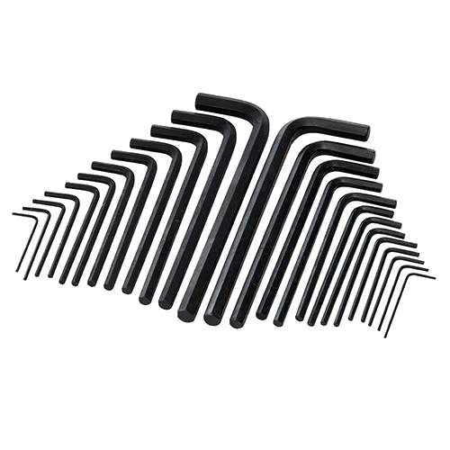 BRAND NEW HEX KEY LONG SERIES SET 25PCE ARM METRIC IMPERIAL HAND TOOLS P280