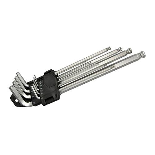 BRAND NEW HEX KEY BALL END EXPERT SET 10PCE 1.5 - 10 MM HAND TOOLS TOOLKIT P282