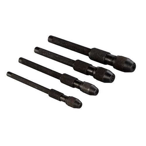 BRAND NEW PIN VICE SET 4PCE 1 2 3 4 MM POWER TOOL ACCESSORIES 4 JAW CHUCK P324