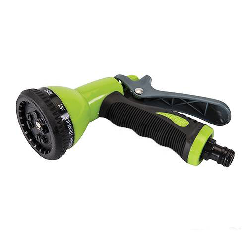 BRAND NEW SPRAY GUN HOSE GARDENING GARDEN WATERING NOZZLE 9 PATTERN P36