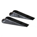 BRAND NEW DOOR WEDGES 2PK 120 MM WEDGE STOP PLASTIC STOPPERS HOME OFFICE P37