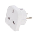 BRAND NEW UK TO EU TRAVEL ADAPTOR 2 PIN 220 - 240 V CONVERT CONVERTER P39