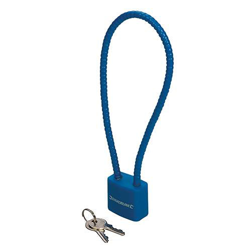 BRAND NEW CABLE LOCK 330 MM STEEL CHAIN SECURITY ACCESSORIES P78
