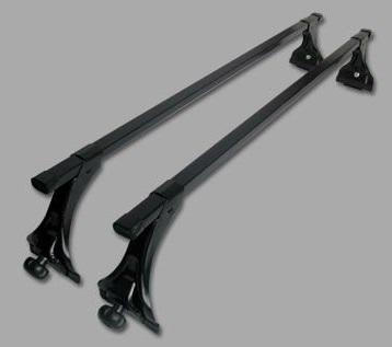 Roof bars for cars with Rain Gutters Racks rails Pajero Shogun Volvo Estate Jeep 6" Drop