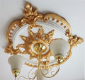 Large Beautiful Ornate GOLD Ceiling Rose Decor Victorian Medallion 72cm CR7G