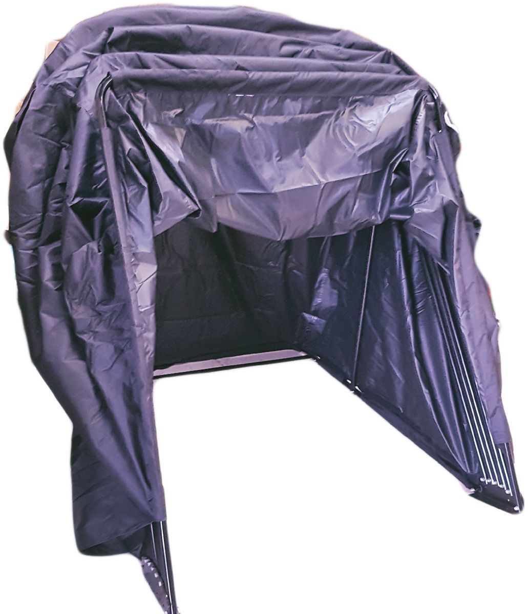 OUTSIDE MOTOR  BIKE BARN MOTORCYCLE STORAGE DRIVEWAY MOTORBIKE SHELTER GARAGE SHED