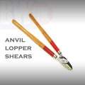 HEAVY DUTY ANVIL LOPPER SHEARS 72CM HANDLES WOODEN BRANCH PRUNING LOPPING - S18