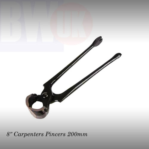 8" Carpenters Pincers Pliers Clamp Hand Tools Wood nails Carpentry 200mm (S33)