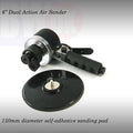 6" Orbital Hand Air Sander Double Random Palm Vacuum + 150mm sanding Pad (S40)