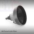 160mm Plastic Funnel Car Van with gauze Filter Tools Pour Fuel Water Oil (S42)