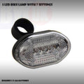 5 LED Clear Bike Cycle Lamp 7 Settings Bike Mountain Road Head Light Bulb S55