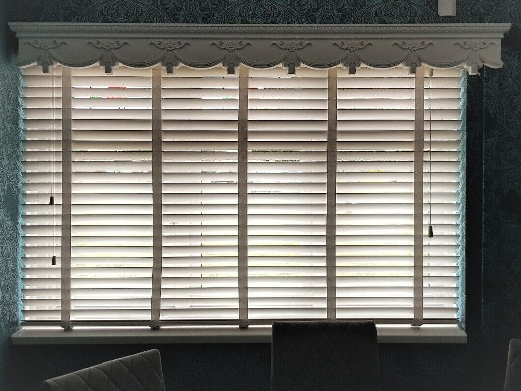 CURTAIN BOX VALANCE PELMET WINDOW DOOR CORNICE COVER VICTORIAN 5 Feet 60 INCHES 1524CM X 18X18CM EASY FIT