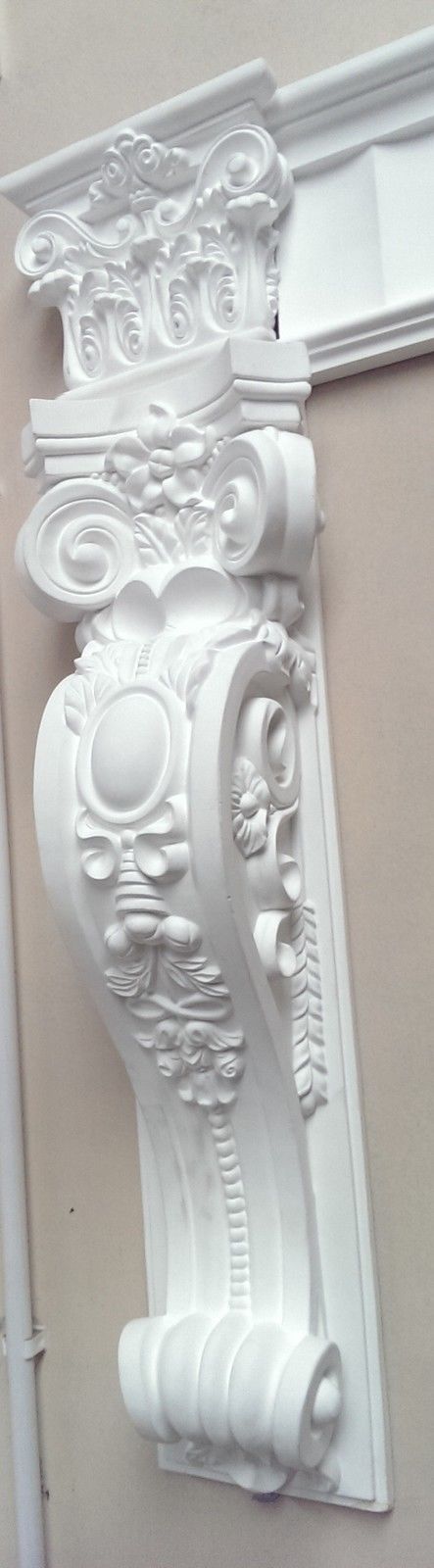 Victorian Style Corbel Fire place Surround Fireplace Mantel Beautiful curved CR0