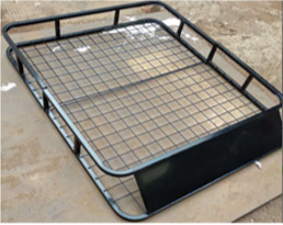 Roof Basket Steel Carrier Rack Universal Fits Pajero Shogun Jimny  Landrover Suzuki Vauxhall Freelander Peugeot Kia Ford Mazda Daihatsu Mercedes Fiat VW Honda Isuzu Renault Saab Toyota folding 1.6M X 1M