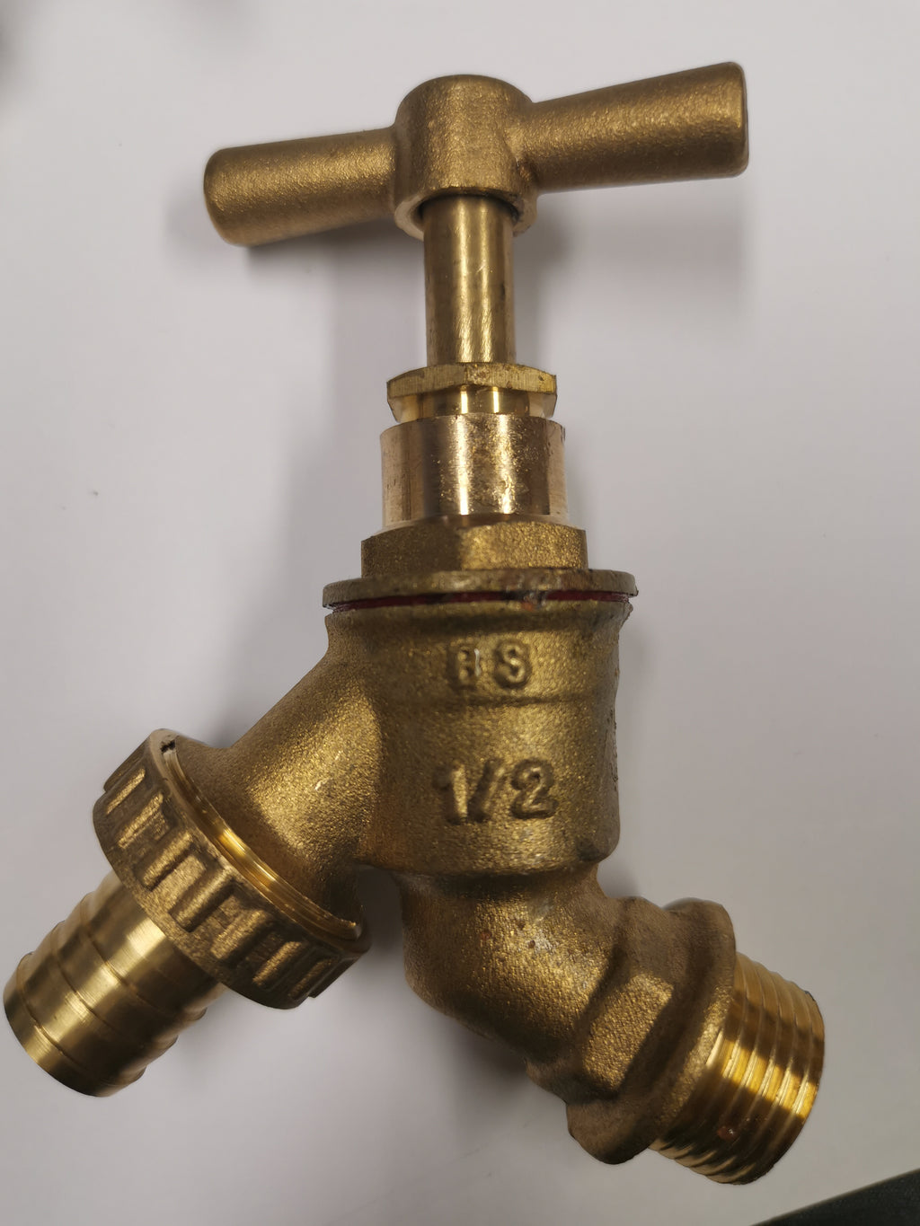 GARDEN BARREL HOSE CONNECTOR PIPE SINGLE MONO BAR LEVER TAP WATER T13