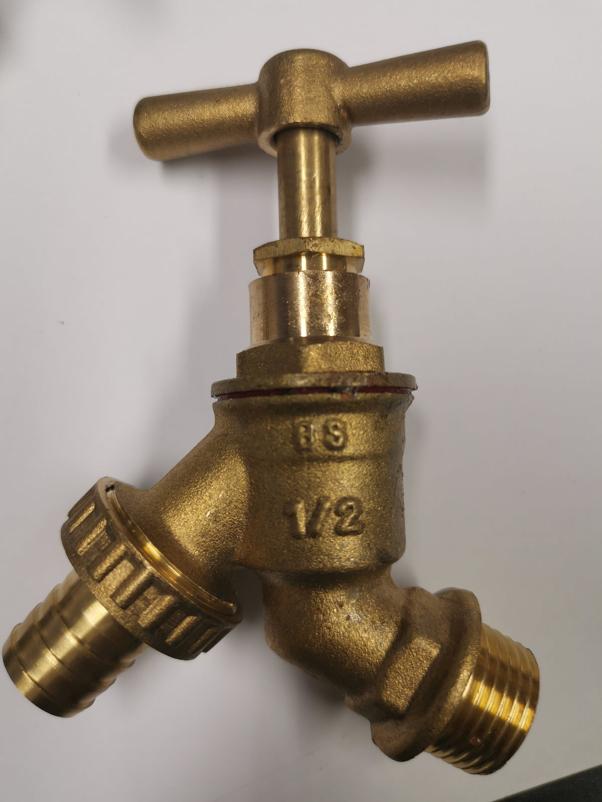 GARDEN BARREL HOSE CONNECTOR PIPE SINGLE MONO BAR LEVER TAP WATER T13