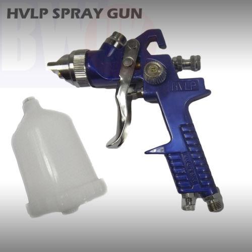 Gravity Feed HVLP High Pressure Paint Spray Gun Touch Up Nozzle TY