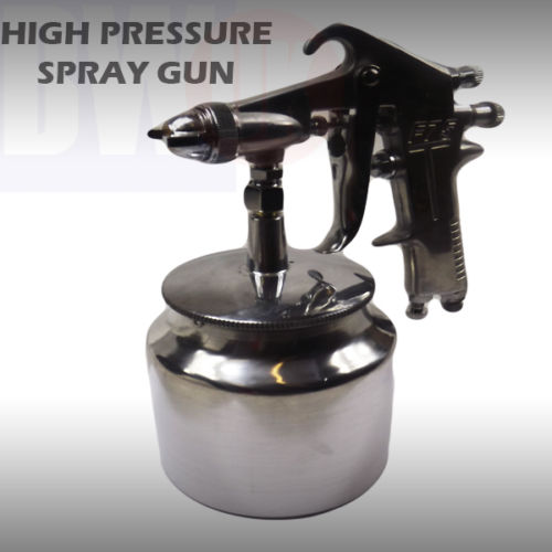 HIGH PRESSURE AIR SPRAY PAINT GUN BODYSHOP TOOL HIGH PRESSURE AIR CHROME T18