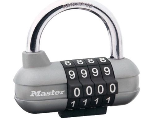 Master Lock Pro Sport combination padlock Die Cast 64mm 4 Digit Wheels T33
