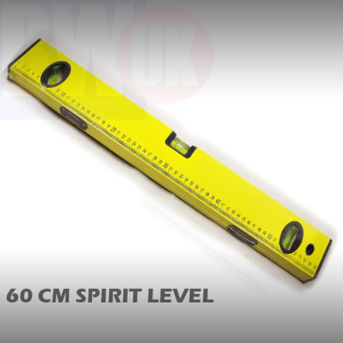 60cm professional Spirit Level aluminium 24" 600mm diy Ruler Builders T8