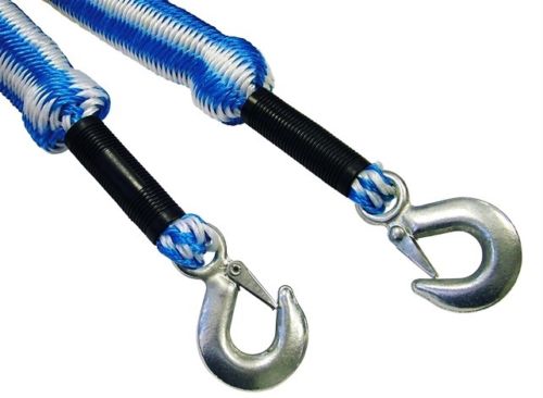3 Ton Elasticated Car Tow Towing Rope Expanding Recovery Break Down 4m T30 TB-FAI6