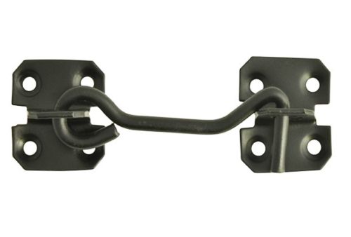 Forge Strong Black Wire Cabin Hook Shed Gate Eye Back Door Latch 4" 6 8" TB-FOR1