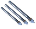 TUNGSTEN TILE GLASS CERAMIC MIRROR CARBIDE DRILL BIT SET 5mm 6mm 8mm Set U106