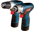 Twin Pack 10.8V Drill Driver & Impact Driver + 2 x 10.8V batteries + Case U123