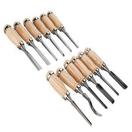 Precision Wood Carving Set 12 Pieces 135mm steel chisels High carbon NEW U129