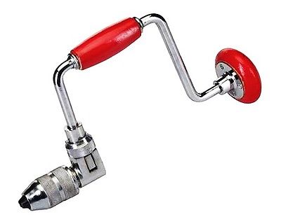 Hand Brace Drill Precision 4 Jaw Wood Drilling Handle + 3 Year Guarantee U142